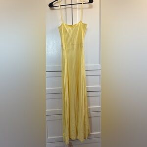 Commense Light Yellow Maxi Dress